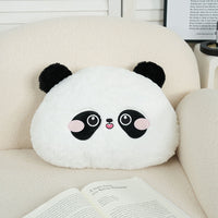HKM-701587 Cozy Cartoon Plush Panda Sofa Pillow - Decorative Cushion for Comfort