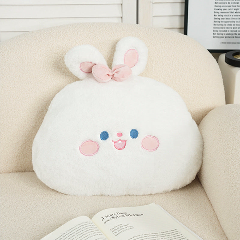 HKM-701587 Cozy Cartoon Plush Panda Sofa Pillow - Decorative Cushion for Comfort