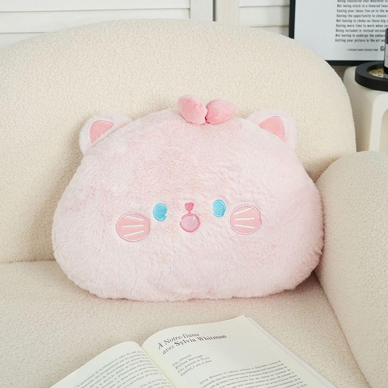 HKM-701587 Cozy Cartoon Plush Panda Sofa Pillow - Decorative Cushion for Comfort