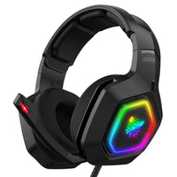 HKM-701651 Wired Gaming Headset with Noise Reduction and Microphone, Adjustable Cloth Earmuffs, Universal Compatibility