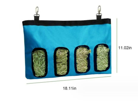 HKM-701779 Hanging Small Pet Feed Bag for Rabbits, Chinchillas, and Rats - Durable 600D Oxford Cloth