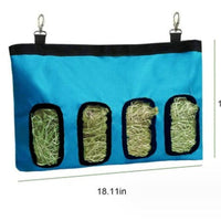 HKM-701779 Hanging Small Pet Feed Bag for Rabbits, Chinchillas, and Rats - Durable 600D Oxford Cloth
