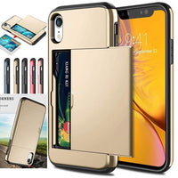 HKM-701843 Shockproof Hybrid Phone Case for iPhone Models - TPU Material, Solid Color Options