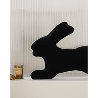 HKM-701907 Special-Shaped Black and White Plush Cushion Pillow – 40x46CM Fashion Design