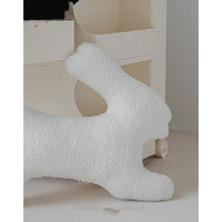 HKM-701907 Special-Shaped Black and White Plush Cushion Pillow – 40x46CM Fashion Design