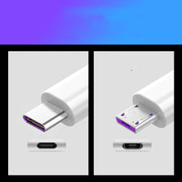 HKM-701971 1m TYPE-C Data Cable for Android Mobile Phones - Single Head, White