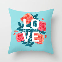 HKM-701971 Cactus Print Polyester Cushion Cover for Stylish Home Decor - 45cm x 45cm