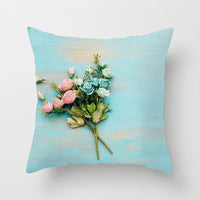 HKM-701971 Cactus Print Polyester Cushion Cover for Stylish Home Decor - 45cm x 45cm