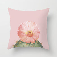 HKM-701971 Cactus Print Polyester Cushion Cover for Stylish Home Decor - 45cm x 45cm