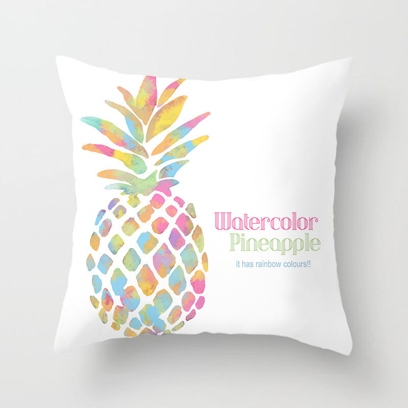 HKM-701971 Cactus Print Polyester Cushion Cover for Stylish Home Decor - 45cm x 45cm