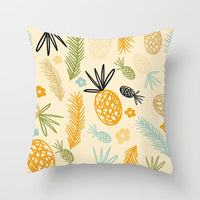 HKM-701971 Cactus Print Polyester Cushion Cover for Stylish Home Decor - 45cm x 45cm