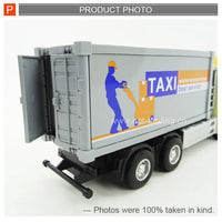 HKM-702227 1:32 Scale Diecast Truck and Van Toy Set for Kids, Construction Vehicles, Educational Play, Ideal for Ages 2-7
