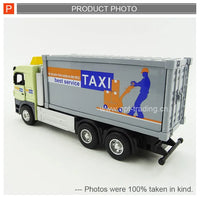 HKM-702227 1:32 Scale Diecast Truck and Van Toy Set for Kids, Construction Vehicles, Educational Play, Ideal for Ages 2-7