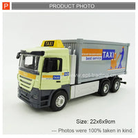 HKM-702227 1:32 Scale Diecast Truck and Van Toy Set for Kids, Construction Vehicles, Educational Play, Ideal for Ages 2-7
