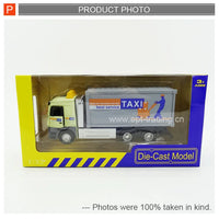 HKM-702227 1:32 Scale Diecast Truck and Van Toy Set for Kids, Construction Vehicles, Educational Play, Ideal for Ages 2-7