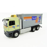 HKM-702227 1:32 Scale Diecast Truck and Van Toy Set for Kids, Construction Vehicles, Educational Play, Ideal for Ages 2-7