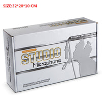 HKM-702291 Professional Cardioid Condenser Microphone for Live Recording and Conference Use
