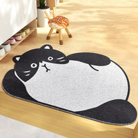 HKM-702483 Cartoon Bear and Friends Stain-resistant PVC Coil Doormat for Dust Removal