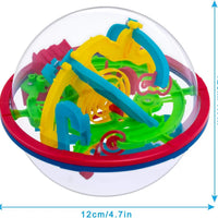 HKM-702547 3D IQ Puzzle Maze Ball Toy for Kids and Adults - Engaging Educational Fun