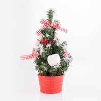 HKM-702867 PVC Mini Christmas Tree Desktop LED Light Decorations - Various Styles Available