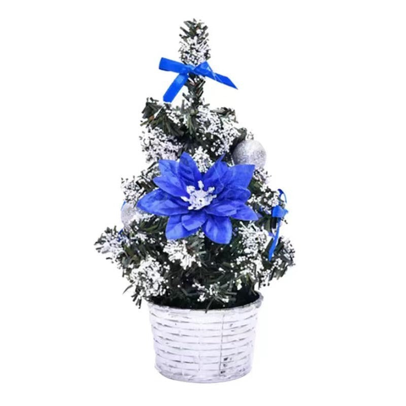 HKM-702867 PVC Mini Christmas Tree Desktop LED Light Decorations - Various Styles Available