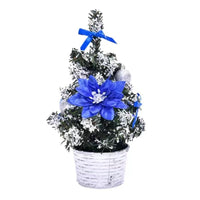 HKM-702867 PVC Mini Christmas Tree Desktop LED Light Decorations - Various Styles Available