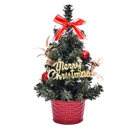 HKM-702867 PVC Mini Christmas Tree Desktop LED Light Decorations - Various Styles Available