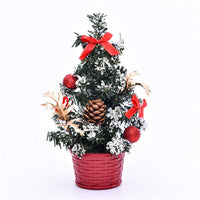 HKM-702867 PVC Mini Christmas Tree Desktop LED Light Decorations - Various Styles Available