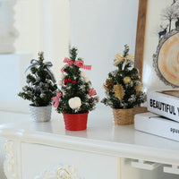 HKM-702867 PVC Mini Christmas Tree Desktop LED Light Decorations - Various Styles Available