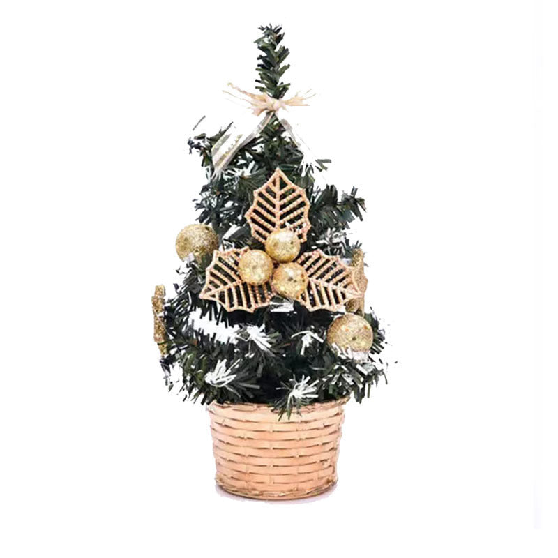 HKM-702867 PVC Mini Christmas Tree Desktop LED Light Decorations - Various Styles Available
