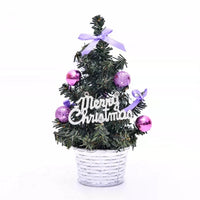 HKM-702867 PVC Mini Christmas Tree Desktop LED Light Decorations - Various Styles Available
