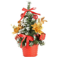 HKM-702867 PVC Mini Christmas Tree Desktop LED Light Decorations - Various Styles Available