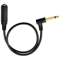 HKM-702931 High-Performance Elbow Audio Cable for Male to Female Mono Connections
