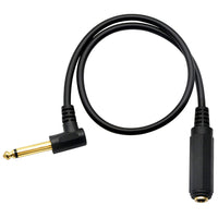 HKM-702931 High-Performance Elbow Audio Cable for Male to Female Mono Connections