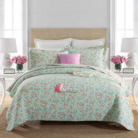 HKM-703059 Cotton Summer Quilt Set with Two Pillowcases - Soft, Breathable, 230x250cm
