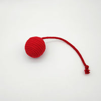 HKM-703187 Christmas Toys For Cats Cotton Rope Ball Interactive Sisal Ball Hanging Decoration