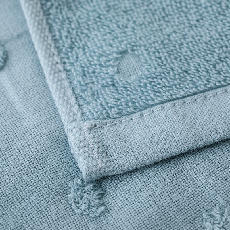 KTX-703315 Cotton Towel Gift Set - Childlike Bath Towels and Square Towels (Various Colors) 35x70 cm