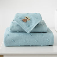 HKM-703315 Cotton Towel Gift Set - Childlike Bath Towels and Square Towels (Various Colors) 35x70 cm