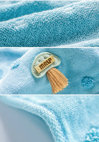 HKM-703315 Cotton Towel Gift Set - Childlike Bath Towels and Square Towels (Various Colors) 35x70 cm