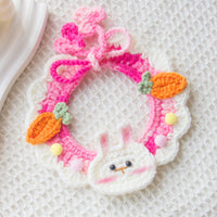 HKM-703443 Pet Hand-woven Collar Cat Wool Decoration