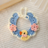 HKM-703443 Pet Hand-woven Collar Cat Wool Decoration