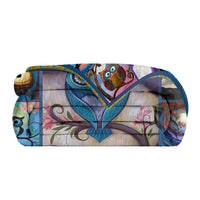 HKM-703571 Soft Flannel Owl Pattern Multifunctional Blanket for Home, Outdoor, Beach, and Camping Use