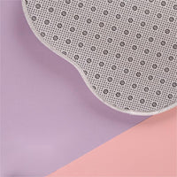 HKM-703763 Plush Pet Litter Cushion with Anti-Slip Back in Pink, Yellow, and Purple Flower Designs, 50x50cm