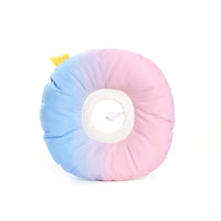 HKM-703891 Rainbow Gradient Waterproof Headgear for Cats and Small Dogs, Soft Sterilization Ring