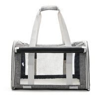 HKM-703891 Transparent Breathable Foldable Outdoor Pet Carrier Bag for Cats and Small Dogs