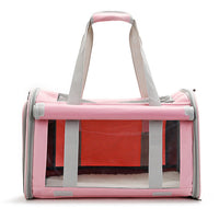 HKM-703891 Transparent Breathable Foldable Outdoor Pet Carrier Bag for Cats and Small Dogs