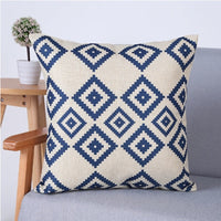 HKM-703955 Geometric Linen Cotton Cushion Cover for Sofa
