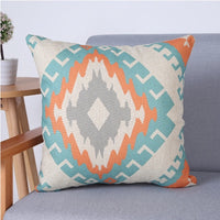 HKM-703955 Geometric Linen Cotton Cushion Cover for Sofa