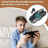 HKM-704083 Wireless Bluetooth 5.49 Gaming Earbuds with Dual Sound Modes and LED Charging Case