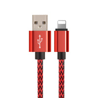HKM-704275 Hemp Rope Braided Fast Charging Cable for Apple Devices - 1m Length, 8PIN Interface